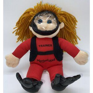 Marine Land Trainer Plush Doll With Mask Flippers and Scuba Tanks Canada 8”